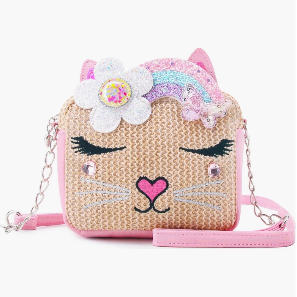 NWT Nordstrom’s Miss Gwen’s OMG Accessories kitty crossbody purse. Sparkly cute!